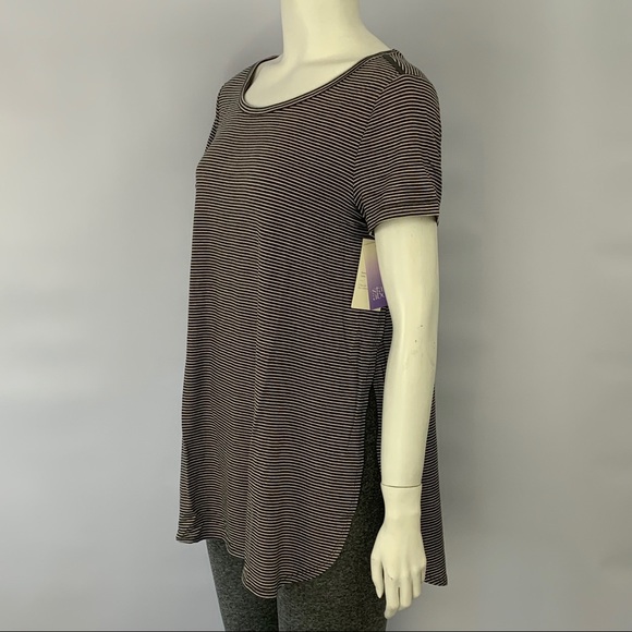 New! Stars Above Casual Pink Stripe Pajama Shirt - Picture 4 of 10